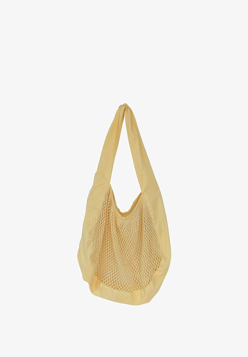 The Organic Company STORAGE NET SHOULDER - Pirkinių krepšys - pale yellow