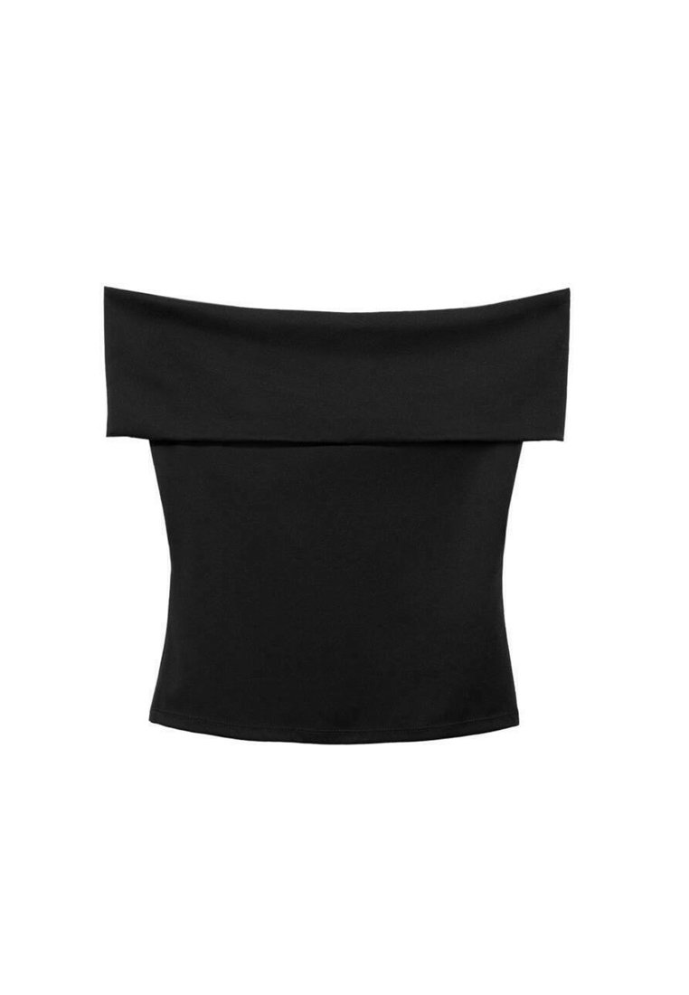 Mango T-shirt print zwart Mango T-shirt print zwart