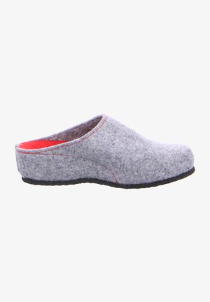 COSY - Slippers - mottled grey/red