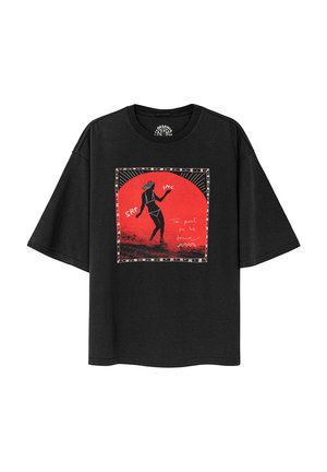 TOO GOOD TO BE TRUE BOX - Print T-shirt - acid black