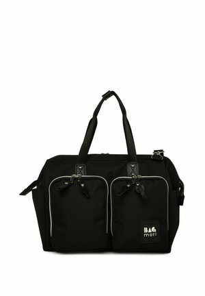 DOUBLE POCKET SHOULDER DIAPER BAG - Vaippalaukku - black