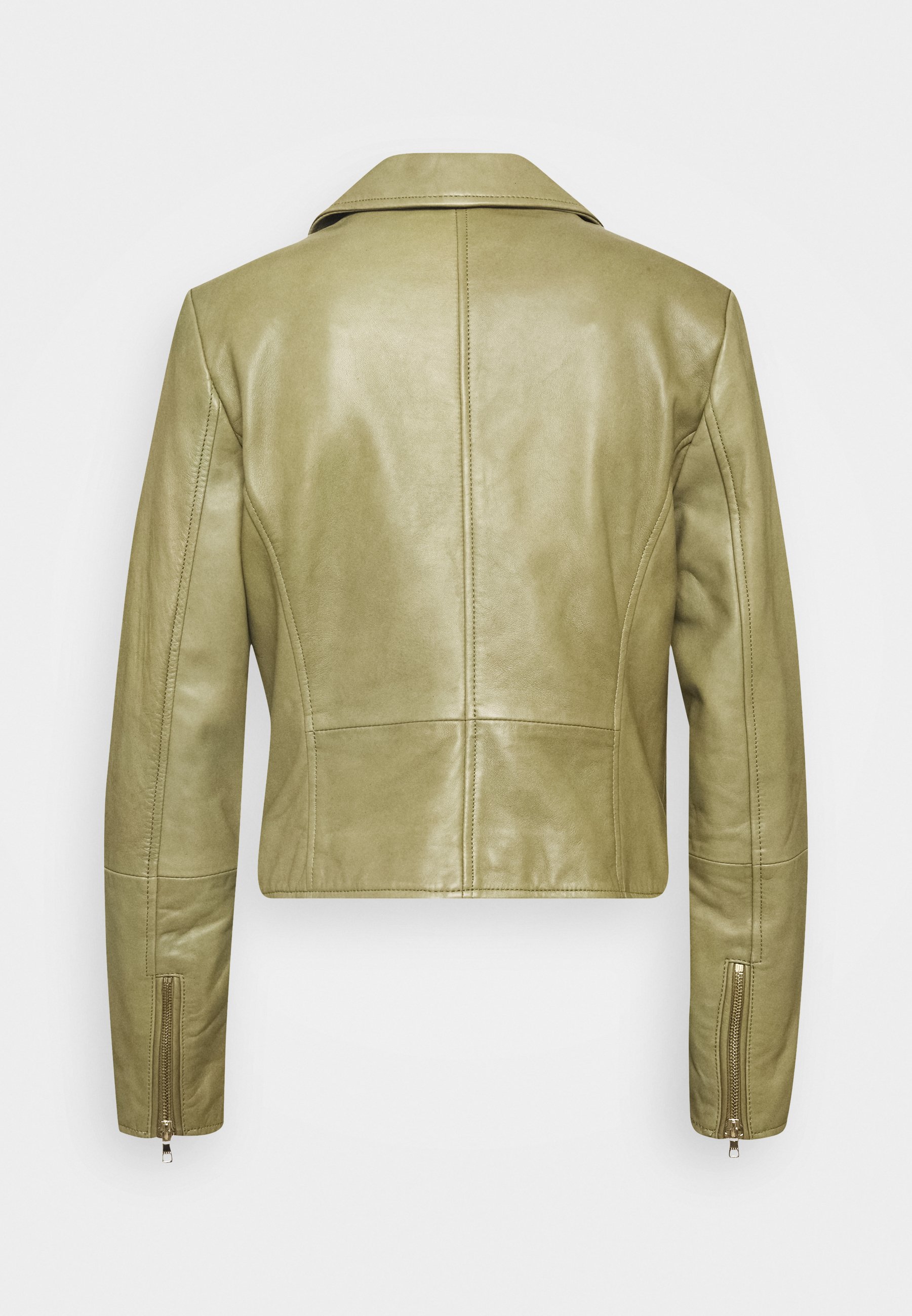 Ibana FABIENNE Leren jas mossgreenolijfgroen Zalando.nl Ibana FABIENNE Leren jas mossgreenolijfgroen Zalando.nl
