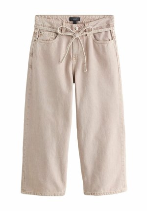 Next BELTED CROPPED WIDE - Jeans relaxed fit - pink
