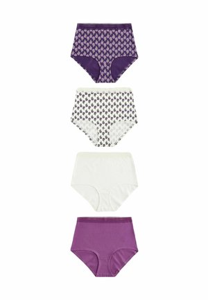 GEO 4 PACK - Trosor - berry print  cream