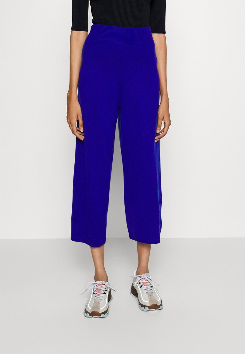 Baby Cashmere Knit Pants in Royal Blue