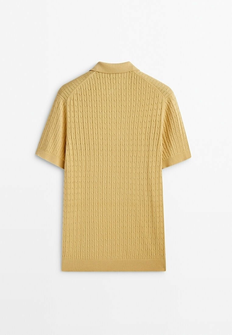 Chemise Massimo Dutti Jaune Moutarde Taille 34/L - Occasion En Très Bon état