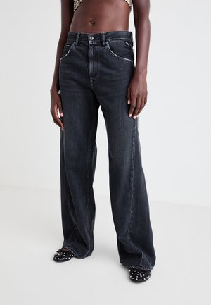 Relaxed fit jeans - black