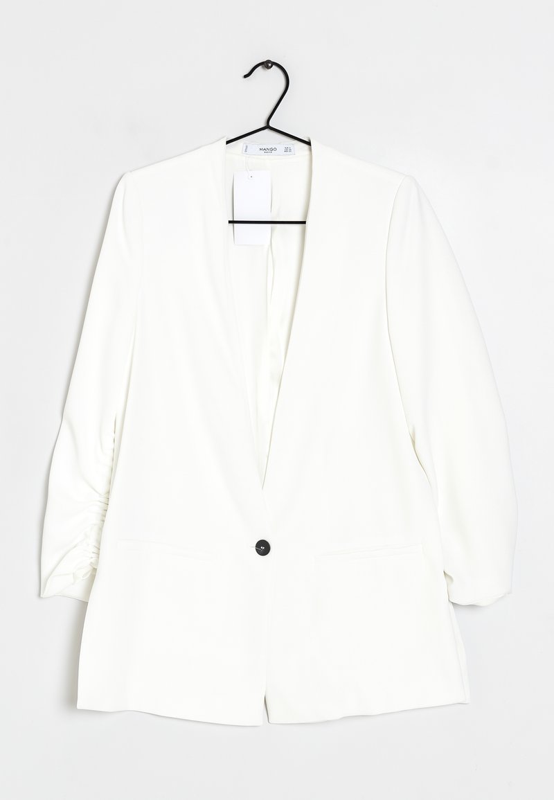 Mango Manteau court - white