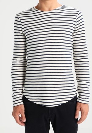 Langærmet T-shirt - sand