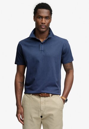Superdry & Co, SUPERDRY ESSENTIAL JERSEY POLO SHIRT.. - Polo - blue bottle