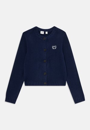 KIDS CASHSOFT LOGO CARDIGAN - Vesta na kopčanje - navy uniform