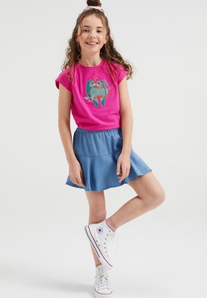 MET EMBROIDERY - T-Shirt print - pink