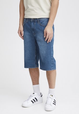 Blend BHDENIM SLIM/ REGULAR FIT - Shorts vaqueros - denim middle blue