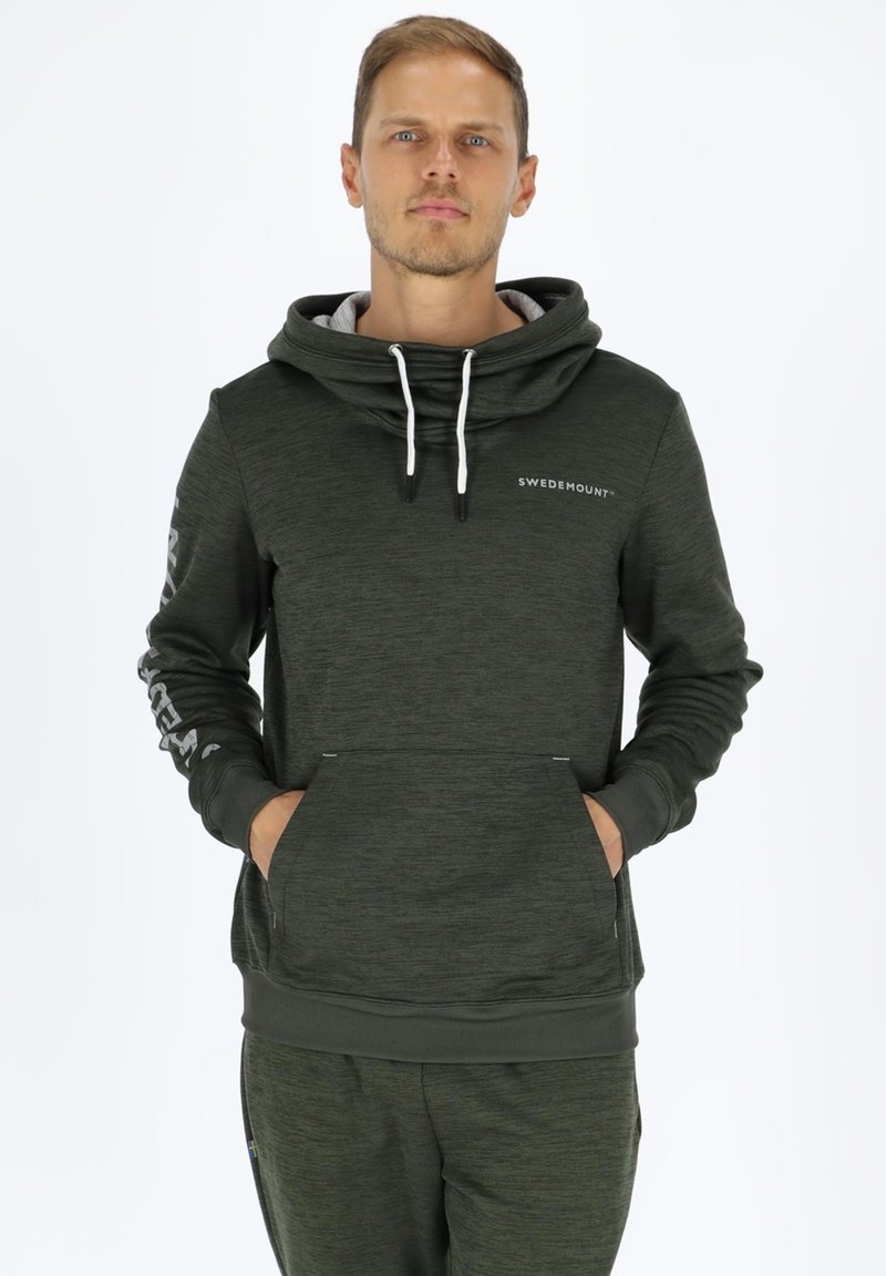 AllSaints Bodega t-shirt in fossil grey