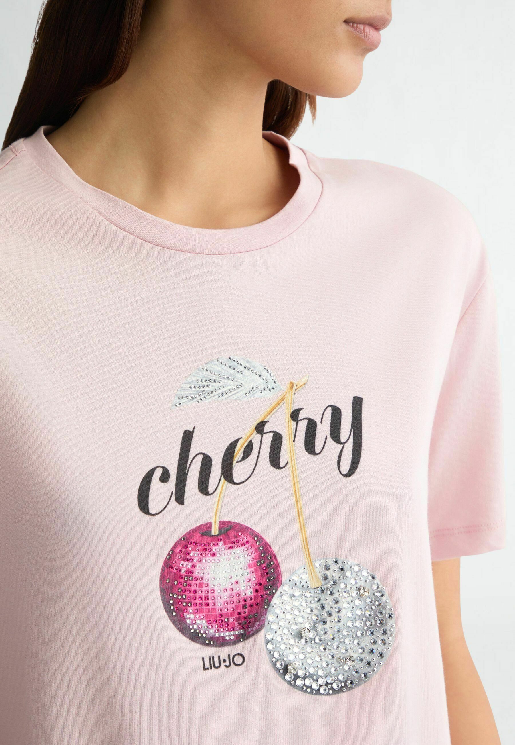 LIU JO Print T-shirt - light pink - Zalando