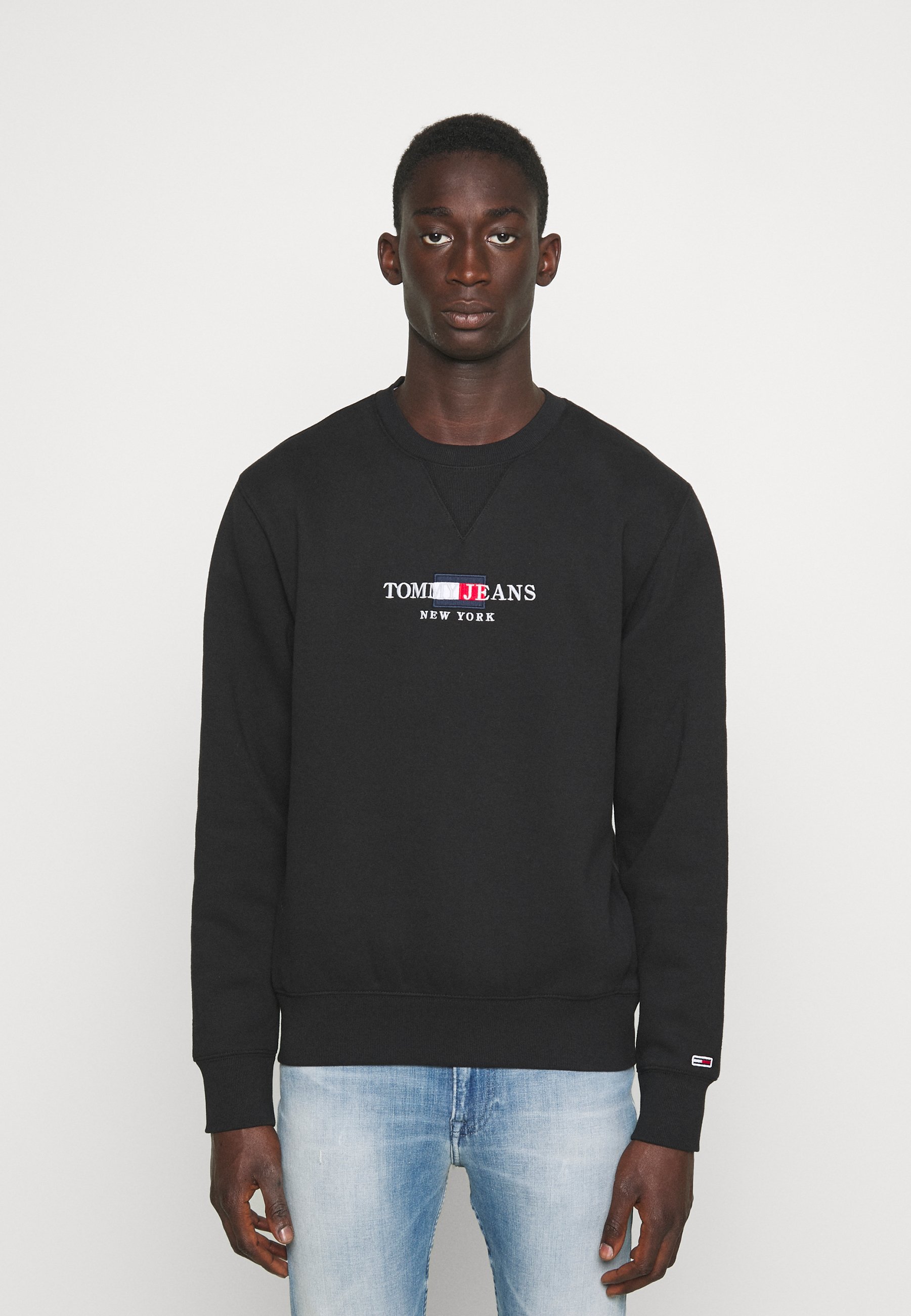 Tommy Jeans TIMELESS CREW - Sudadera - black/negro - Zalando.es