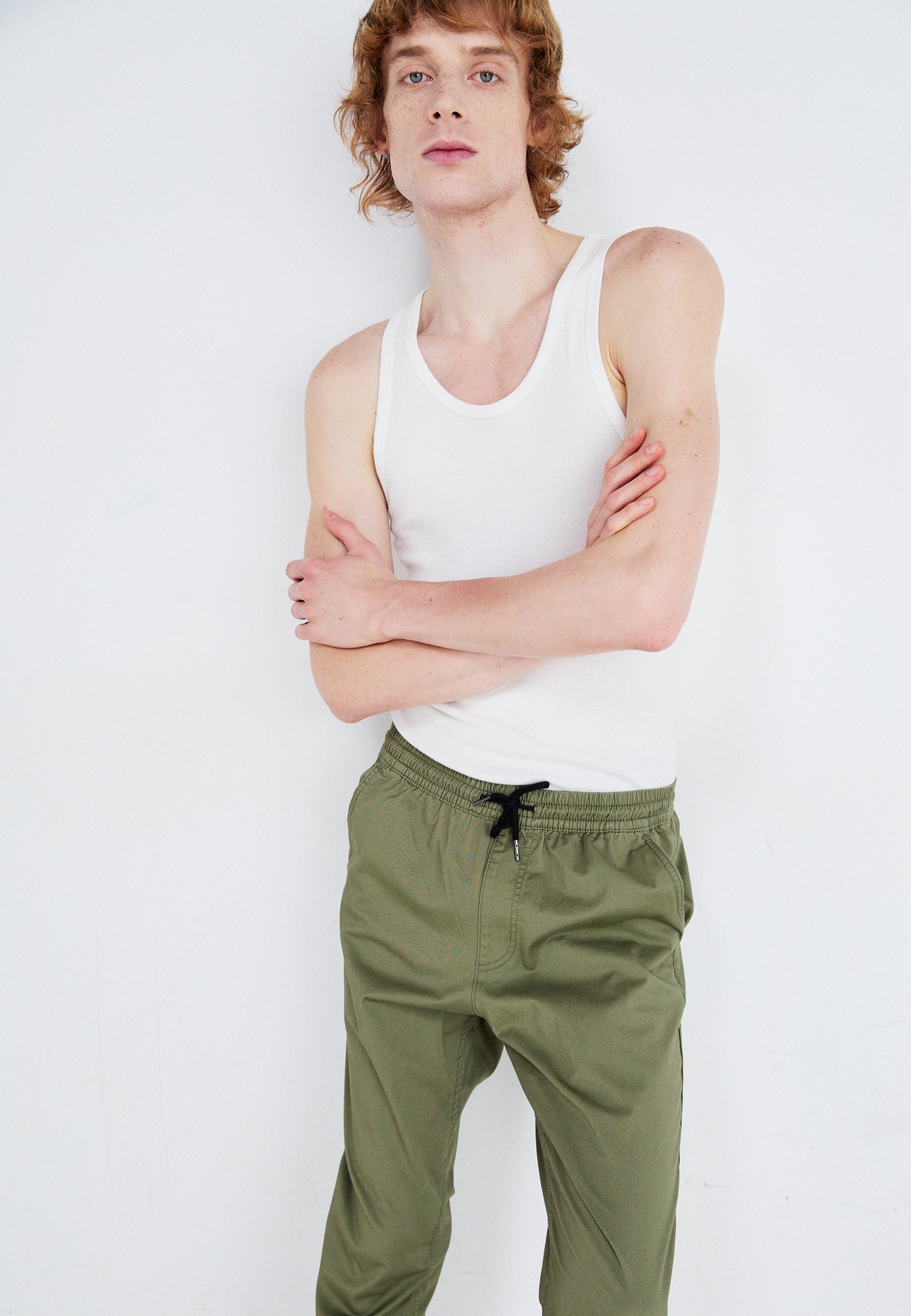 ONLY & SONS Pantaloni Cargo Uomo Deep Lichen Green - Twill Morbido Taglia 28-32