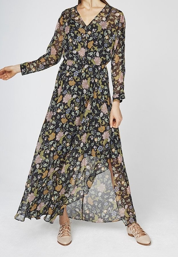 mint&berry Robe longue - multi-coloured