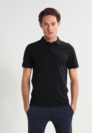 SLHARO EMBROIDERY - Pikeepaita - black