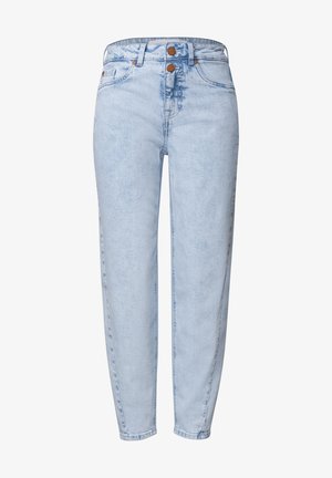 Street One Studio, HIGH WAIST BARREL LEG JEANS IM LOOSE FIT - Jeans fuselé - bleached wash