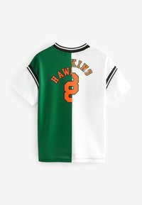 Next STRANGER THINGS  - REGULAR FIT - Printtipaita - white green