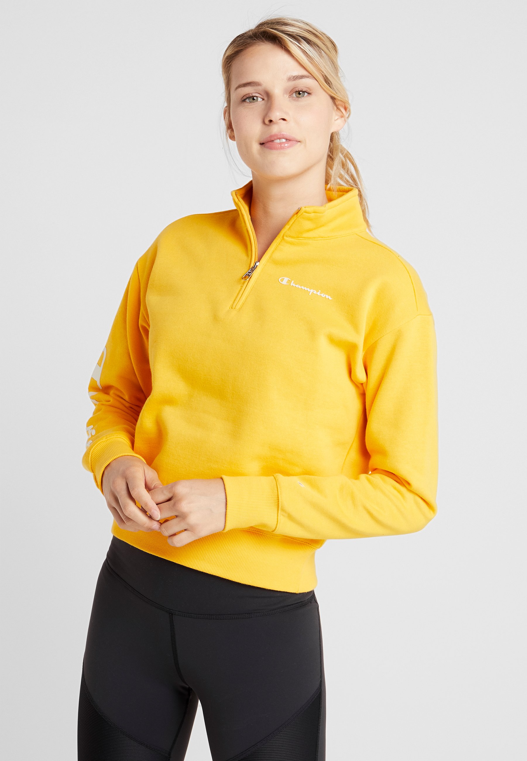 crop top hoodie champion