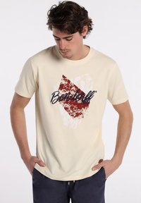BENDORFF - KURZARM - Print T-shirt - weiß Thumbnail Image 1