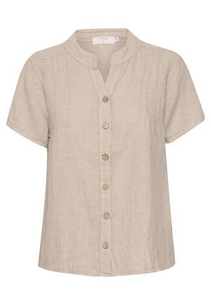 Cream CRBELLIS SHORT SLEEVE - Blouse - crispy sand