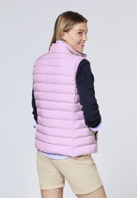 Polo Sylt IM GESTEPPTEN LOOK - Weste - orchid bouqu