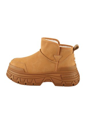 FUSION SLIP ON - Winter boots - cognac