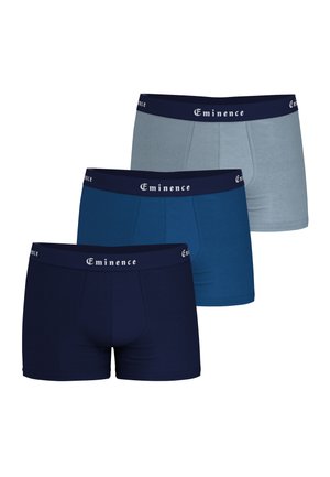 LOT DE 3 BOXERS FAIT EN FRANCE - Boxers - marine-bleu-ciel