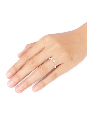 Elli OVAL GEO OPAL OFFEN VERSTELLBAR - Ringe - silver coloured