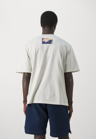 MSGM T-shirt print - ice grey