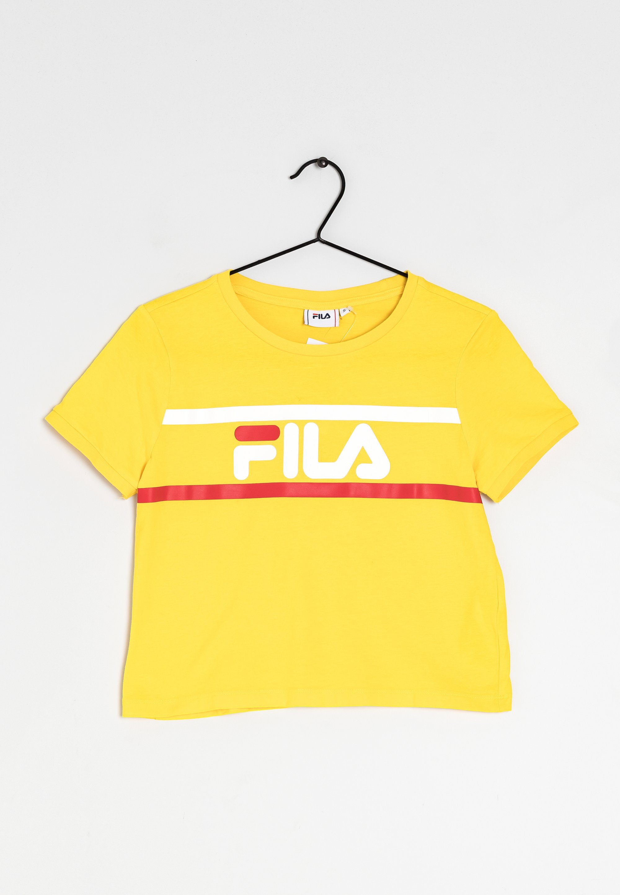 Fila T-shirt imprimé yellow/jaune (Seconde main) ZALANDO