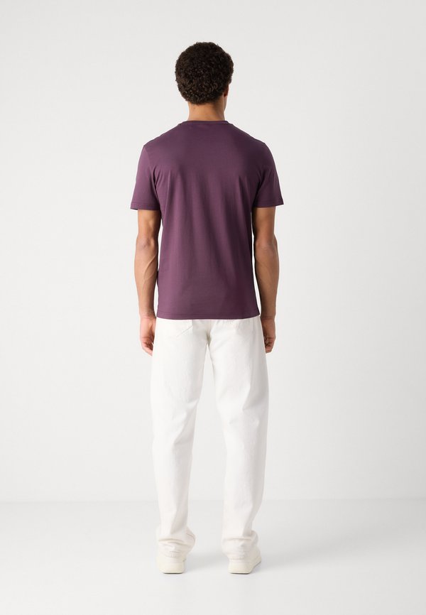 THINKING - Print T-shirt - open purple3