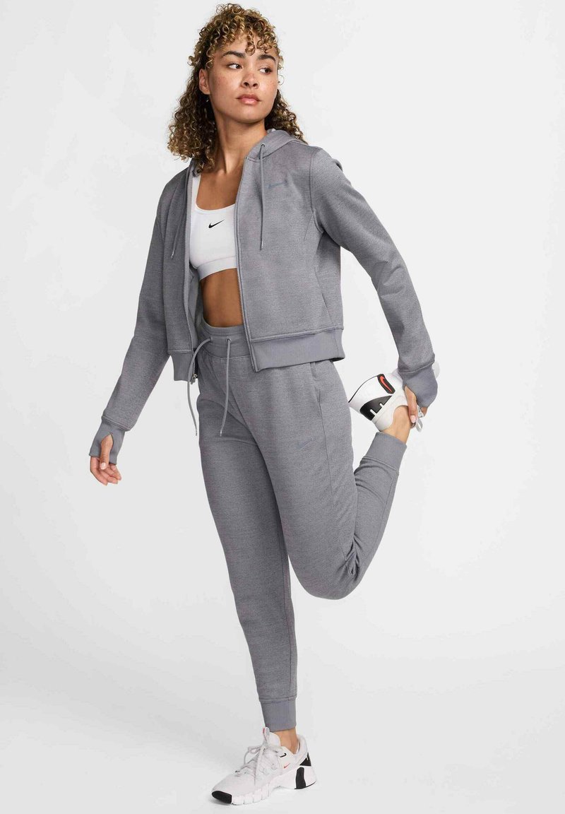 Nike Performance Sweater met rits grijs