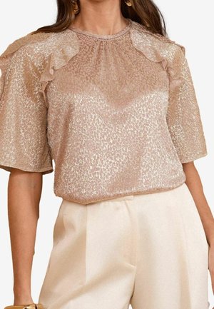 Bluse - gold-coloured