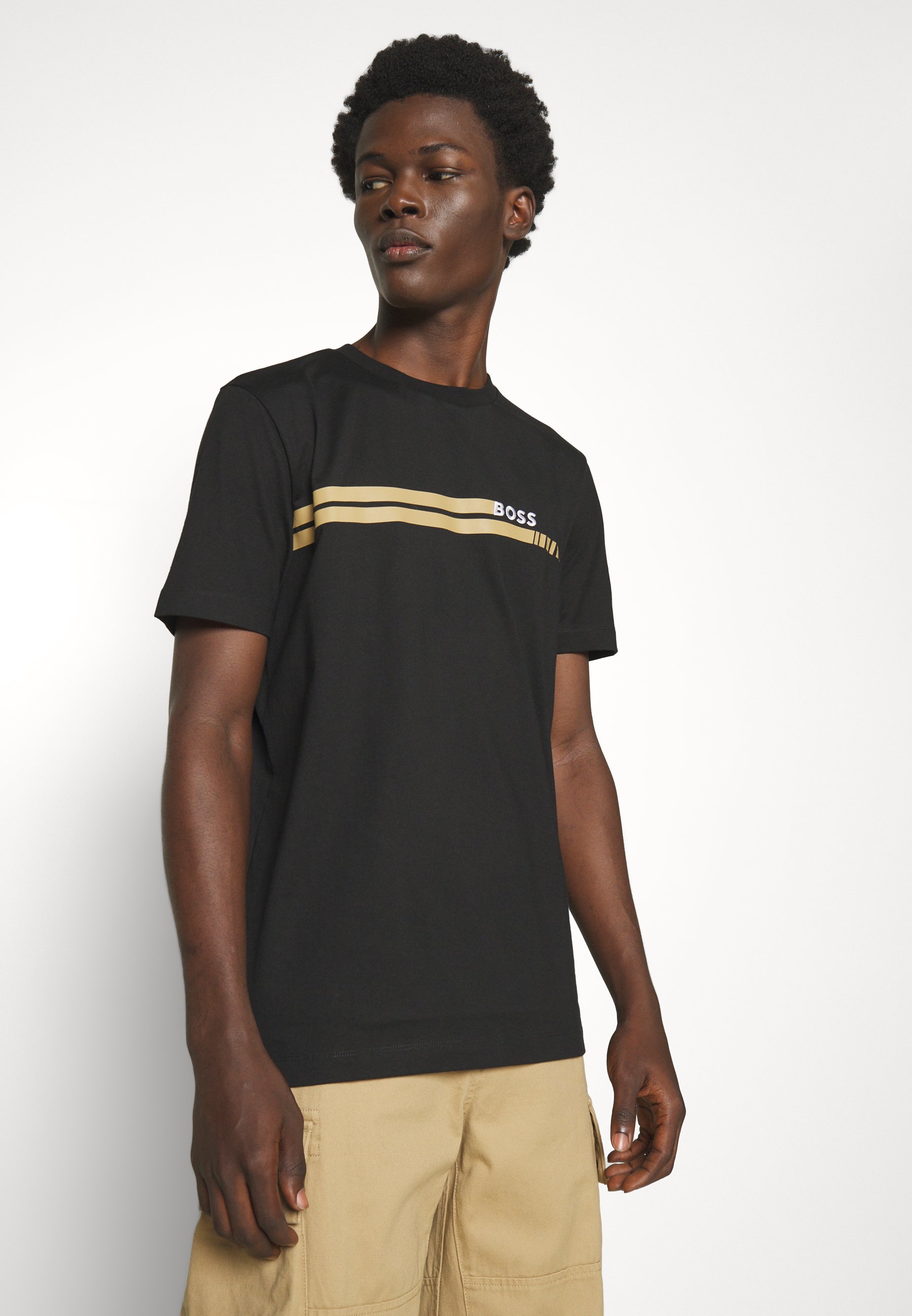 T-shirt Homme Hugo Boss Tessler 89 – Col Rond Rouge – 100% Coton – Taille M / IT 50