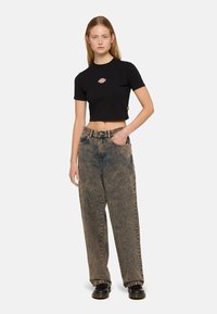 Dickies HERNDON - Jeans relaxed fit - overdye brown wash