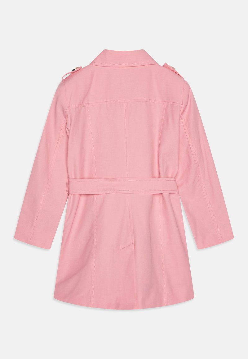 strapless open back dress Trotters Heritage Classic Coat in Pale Pink main image 1