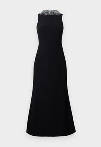 CRYSTAL RHINESTONE BACK DETAIL MIDI DRESS - Svečana odjeća - black/silver-coloured