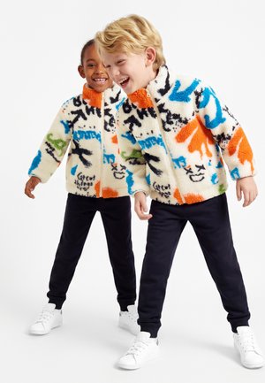 Friboo by Zalando, FLEECE JACKET UNISEX - Flísová bunda - beige/multi coloured