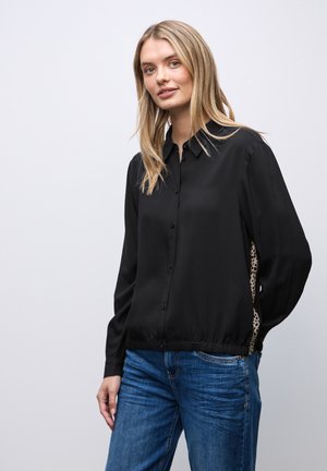 Street One MIT LEO-DETAILS - Hemdbluse - schwarz