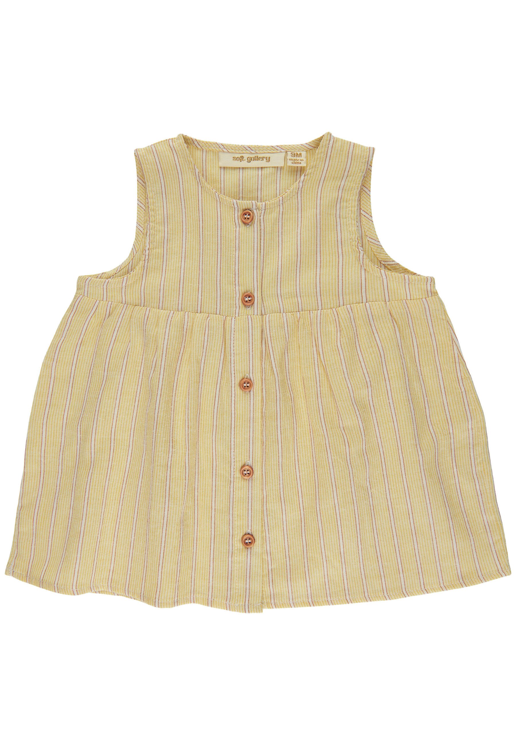 Soft Gallery SGBLILLEN - Vestido informal - amber yellow/amarillo -  Zalando.es
