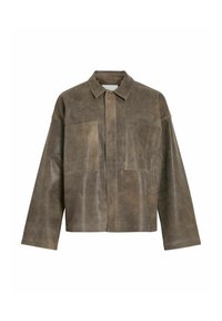 Skinnjakke - petrified oak