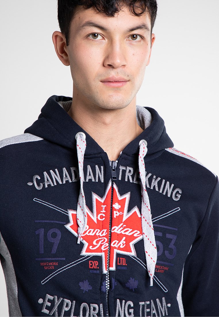 Canadian Peak Sudadera con cremallera - navy/azul marino - Zalando.es