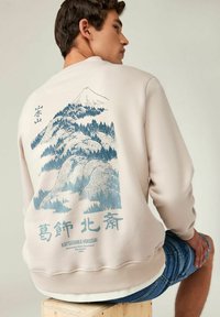 Next CREW NECK - Bluză de molton - neutral