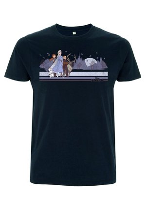 FROZEN 2 F2 GROUP - Print T-shirt - navy blue