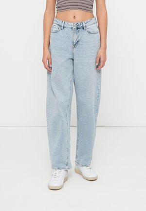 PCGRACE - Wide leg - light blue denim
