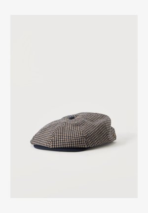 Brixton, BROOD SNAP UNISEX - Плетена шапка - dark blue/sand
